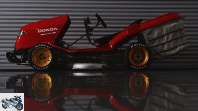 Honda Mean Mower MK2 192 hp lawnmower on record run