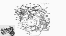 Honda: patent for new V4