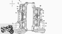 Honda: patent for new V4