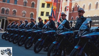 Honda police motorcycles