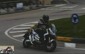 The Honda X-ADV in town