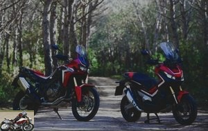 The manufacturer was inspired by the design of the Africa Twin for its X-ADV