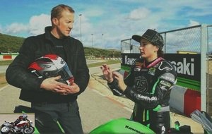 Ana Carrasco, Supersport 300 World Champion, was there to give us some driving advice