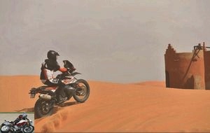 KTM 790 Adventure and Adventure R in the dunes