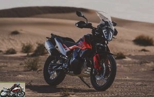 The road version of the KTM 790 Adventure