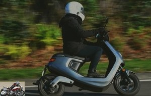 NIU M1 electric scooter on departmental