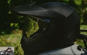 The AGV AX9 Carbon full face helmet