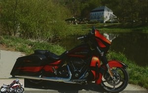 The CVO version is adorned with two-tone colors