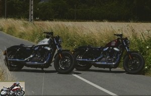 Harley-Davidson Forty-Eight in standard and A2 versions