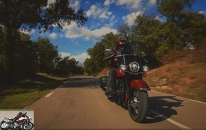 The Harley-Davidson Heritage Classic on the road
