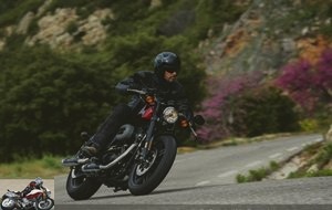 Harley-Davidson Roadster test on small roads
