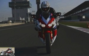 Honda CBR 1000 RR SP Fireblade test on track