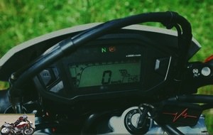 Honda CRF250L test: digital dashboard