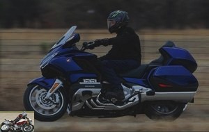 Honda GL1800 GoldWing test drive on the highway