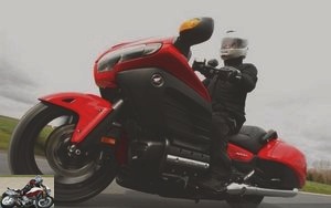 Honda Gold Wing F6B on the road