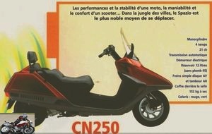Honda Spazio CN250 advertisement