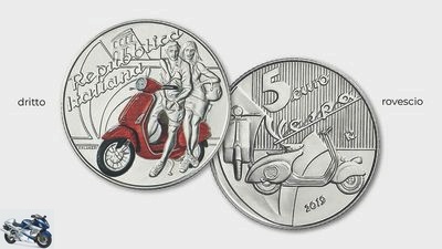 Italy issues 5 euro Vespa coin