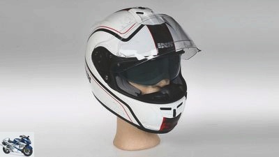 IXS HX 444 full-face helmet in the test