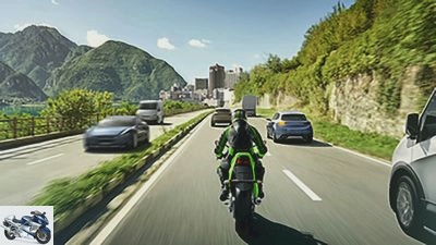 Kawasaki with radar-based assistance systems from 2021