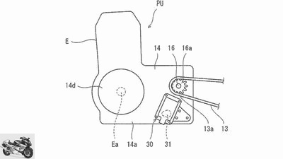 Kawasaki patent: semi-automatic and hybrid motorcycle