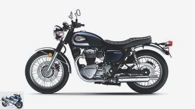 Kawasaki W800 model year 2021: New color
