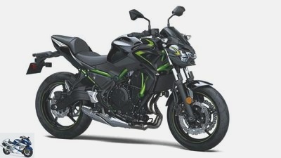 Kawasaki Z 650 2022: New colors for the USA