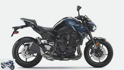 Kawasaki Z900 2022: New colors in the USA