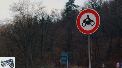 No new basis for motorcycle driving bans