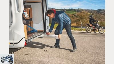 Knaus Deseo in the test: caravans for motorcyclists