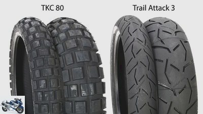 Concept comparison of enduro vs. off-road tires