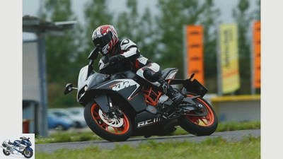 KTM RC 125 in the driving report