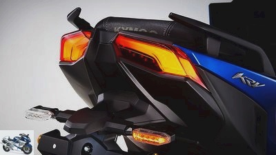 Kymco KRV: 175cc scooter with motorcycle bonds