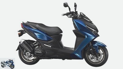 Kymco KRV: 175cc scooter with motorcycle bonds
