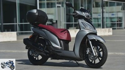 Kymco People S 125i, S 200i and S 300i with Euro 5