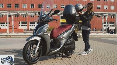 Kymco People S 125i, S 200i and S 300i with Euro 5