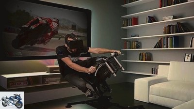 LeanGP motorcycle simulator