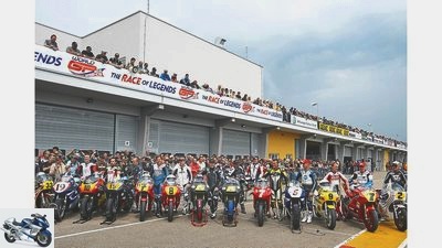 Legendary riders from motorcycle racing