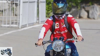 Motorcycles of the Formula 1 pilots
