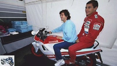 Motorcycles of the Formula 1 pilots