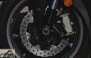 Dual 280mm Brembo floating discs, ABS