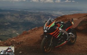 Aprilia Tuono Factory Pikes Peak motorcycle test