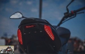 Benelli 502C rear lights