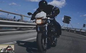 BMW F800R on the road