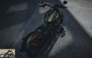 Top view of Softail Slim S