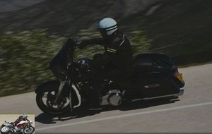 The Street Glide 107 in bends