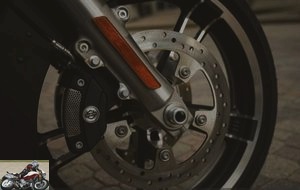 Front brake of the Road Glide