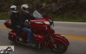Indian Roadmaster test in duo