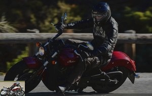 Indian Scout Sixty corner test