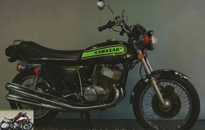 Kawasaki 750 H2 B from 1974