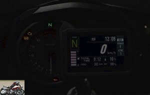 Kawasaki H2 SX SE TFT speedometer